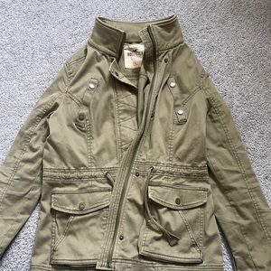 hollister green jacket